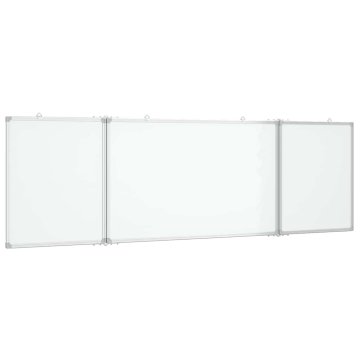 Vidaxl Magnetna tabla zložljiva 160x60x1,7 cm aluminij