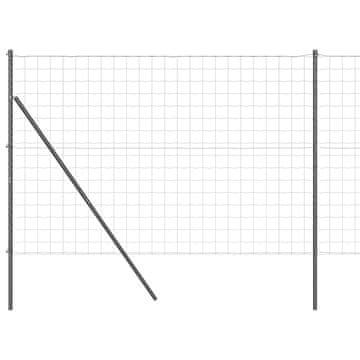 Vidaxl Sistem za pritrditev varjene žične ograje 10 x 1,6 m (Š x V)