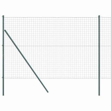 Vidaxl Sistem za pritrditev varjene žične ograje 10 x 1,6 m (Š x V)