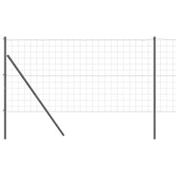 Vidaxl Sistem za pritrditev varjene žične ograje 10 x 1 m (Š x V)