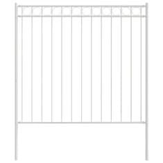 Vidaxl Element Ograje ASSEN Bela 170 x 170 cm Jeklo