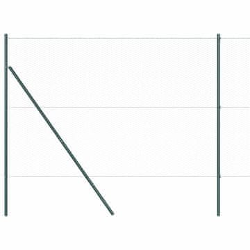 Vidaxl Sistem za pritrditev varjene žične ograje 100 x 1,6 m (Š x V)