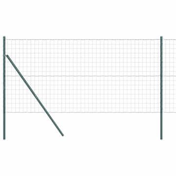Vidaxl Sistem za pritrditev varjene žične ograje 10 x 1 m (Š x V)