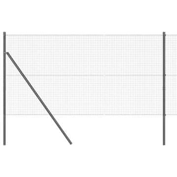 Vidaxl Sistem za pritrditev varjene žične ograje 10 x 1 m (Š x V)