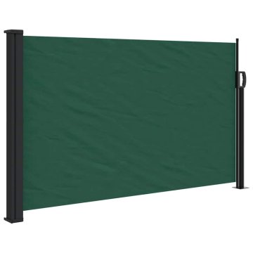 Vidaxl Zložljiva stranska tenda temno zelena 117x300 cm