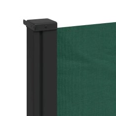 Vidaxl Zložljiva stranska tenda temno zelena 117x300 cm
