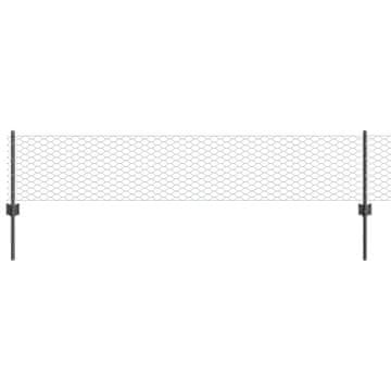 Vidaxl Ograja z varjeno žico 10 x 0,4 m (Š x V) Jeklo s PVC premazom