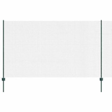 Vidaxl Varjena žičnata ograja z drogom 10 x 1,4 m Jeklo s PVC premazom