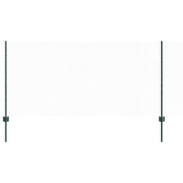 Vidaxl Ograja z varjeno žico 25 x 1 m (Š x V) Jeklo s PVC premazom