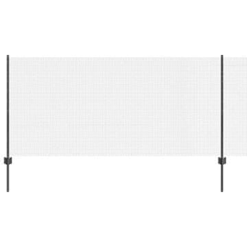 Vidaxl Varjena žičnata ograja z drogom 10 x 1 m (Š x V)