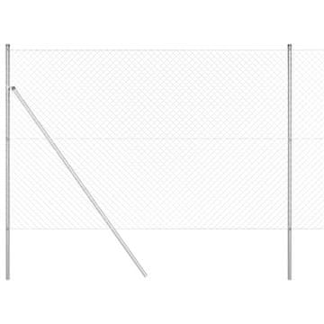 Vidaxl Sistem za pritrditev varjene žične ograje 10 x 1,6 m (Š x V)