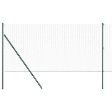 Vidaxl Sistem za pritrditev varjene žične ograje 100 x 1,5 m (Š x V)