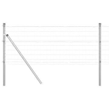 Vidaxl Sistem za pritrditev varjene žične ograje 10 x 0,6 m (Š x V)