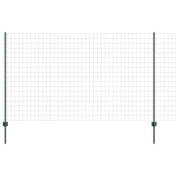 Vidaxl Ograja z varjeno žico 10 x 1,4 m (Š x V) Jeklo s PVC premazom