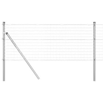 Vidaxl Sistem za pritrditev varjene žične ograje 25 x 0,6 m (Š x V)
