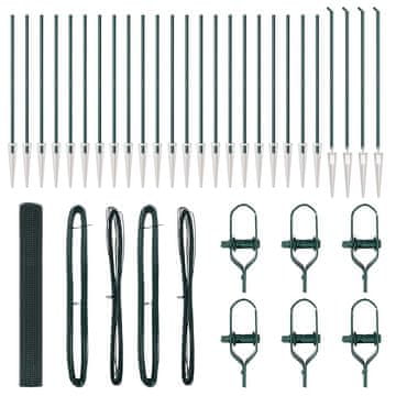 Vidaxl Steber ograje. Zelena