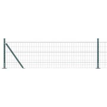 Vidaxl Varjena žična ograja z betonsko podlago 50 x 0,4 m (Š x V)