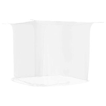 Vidaxl Viseča Komarnik 156 mreža bela 220x100x150 cm
