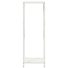 Vidaxl Stojalo za drva White 34x25x100 cm Hladno valjano jeklo