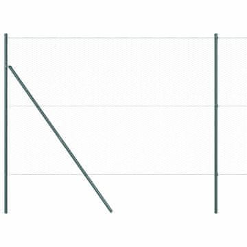 Vidaxl Sistem za pritrditev varjene žične ograje 10 x 1,5 m (Š x V)
