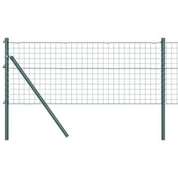Vidaxl Sistem za pritrditev varjene žične ograje 50 x 0,4 m (Š x V)