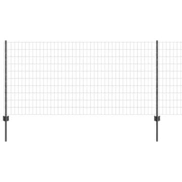 Vidaxl Ograja z varjeno žico 10 x 1 m (Š x V) Jeklo s PVC premazom