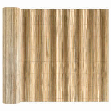 Vidaxl Bambusova ograja Naravna 400 x 150 cm Bambus