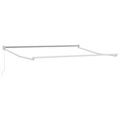 Vidaxl Ročna tenda 3 x 2,5 m Rjava 100% poliester
