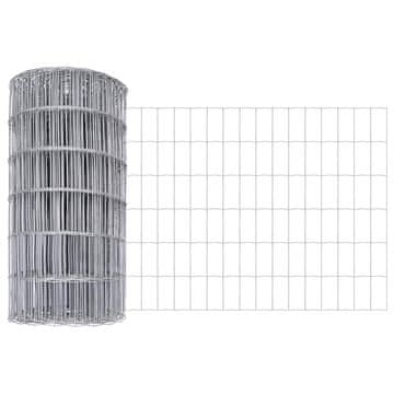 Vidaxl Evropska ograja 0,6 x 10 m PVC prevlečen železo