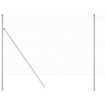 Vidaxl Sistem za pritrditev varjene žične ograje 10 x 1,5 m (Š x V)