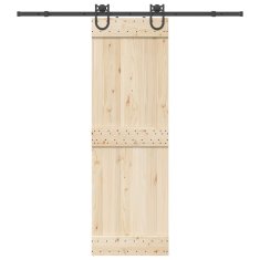 Vidaxl vidaXL Sistem za montažo drsnih vrat, 200 cm, jeklo, črne barve
