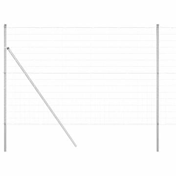 Vidaxl Sistem za pritrditev varjene žične ograje 10 x 1,5 m (Š x V)