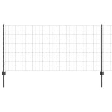 Vidaxl Ograja z varjeno žico 10 x 1 m (Š x V) Jeklo s PVC premazom