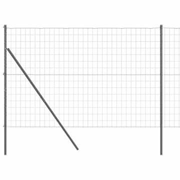 Vidaxl Sistem za pritrditev varjene žične ograje 10 x 1,5 m (Š x V)