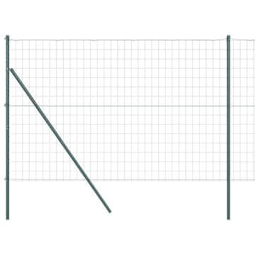 Vidaxl Sistem za pritrditev varjene žične ograje 10 x 1,5 m (Š x V)