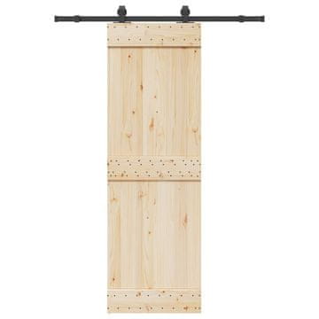 Vidaxl vidaXL Sistem za montažo drsnih vrat 152,5 cm jeklo črne barve