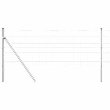 Vidaxl Sistem za pritrditev varjene žične ograje 50 x 0,8 m (Š x V)