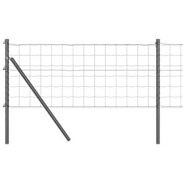 Vidaxl Sistem za pritrditev varjene žične ograje 25 x 0,4 m (Š x V)