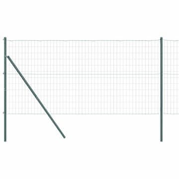 Vidaxl Sistem za pritrditev varjene žične ograje 10 x 1,2 m (Š x V)