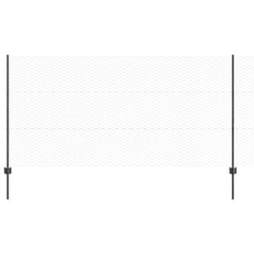 Vidaxl Ograja z varjeno žico 10 x 1,2 m (Š x V) Jeklo s PVC premazom