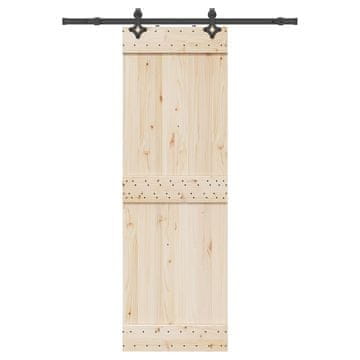 Vidaxl vidaXL Sistem za montažo drsnih vrat 152,5 cm jeklo črne barve
