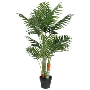 Vidaxl vidaXL Umetna palma s 3 debli, zelena, 120 cm, PP