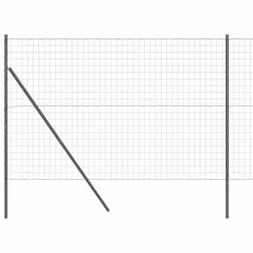 Vidaxl Sistem za pritrditev varjene žične ograje 10 x 1,6 m (Š x V)