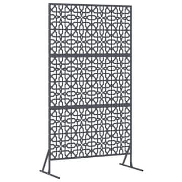 Vidaxl Zaslonska zaščita Antracit 100 x 50 x 180 cm Jeklo