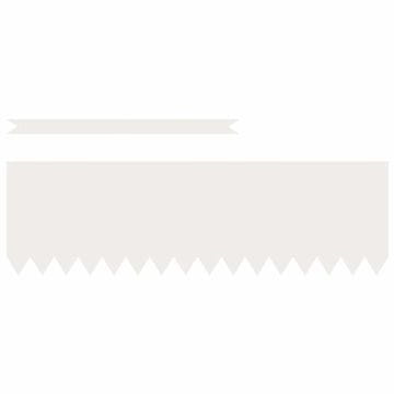 Vidaxl Robovi trave 10 pcs Bela 100 x 0,05 x 30 cm Medenina