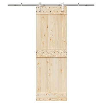 Vidaxl vidaXL Sistem za pritrditev drsnih vrat 200 cm jeklo srebrne barve