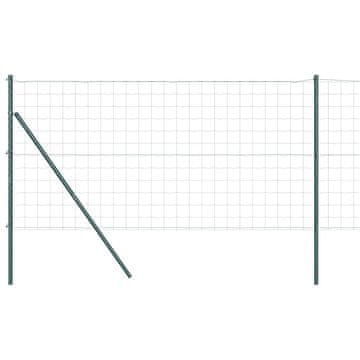 Vidaxl Sistem za pritrditev varjene žične ograje 10 x 1,2 m (Š x V)