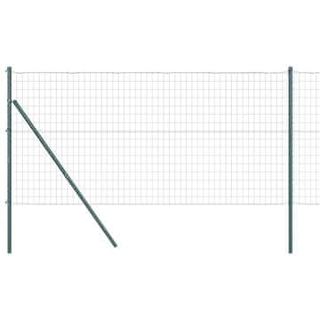 Vidaxl Sistem za pritrditev varjene žične ograje 10 x 1,2 m (Š x V)