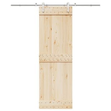 Vidaxl vidaXL Sistem za pritrditev drsnih vrat 200 cm jeklo srebrne barve