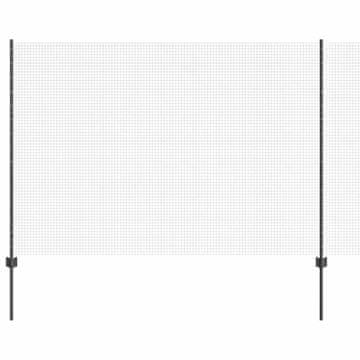 Vidaxl Varjena žičnata ograja z drogom 25 x 1,5 m (Š x V)